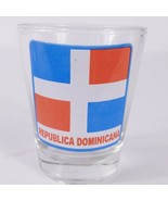 Republica Dominicana Flag 2.25&quot; Collectible Shot Glass - $9.41