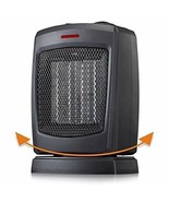 Portable Small Oscillating Ceramic Fan/Space Heater Electric Thermostat - $54.25 CAD