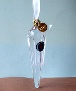 Waterford Winter Wonders Crystal Icicle Ornament Midnight Frost 2021 #1059646 - £46.58 GBP