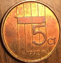 1992 Netherlands 5 Cent Coin - £1.02 GBP