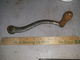 21MM16 STEEL HAND CRANK FROM SAUSAGE GRINDER, 8-1/2&quot; LONG, GOOD CONDITION - $7.62