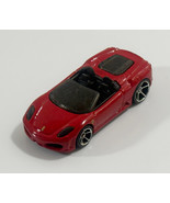 2010 Hot Wheels  Ferrari F430 Spider Red Loose - $186.05 MXN