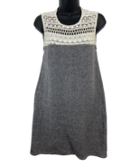 Victoria Secret Crochet Lace Sleeveless Gray Dress Size SP Beach Vacation - $38.96 CAD