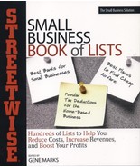 Streetwise Small Business Book of Lists by Gene Marks.NEW BOOK . - £6.97 GBP