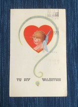 Vintage 1922 To My Valentine Valentines Day Card Postcard 1¢ Stamp 688A - £3.88 GBP