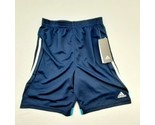 Adidas Boys Athletic Shorts Size 7X Navy Blue QG2 - $17.81