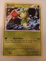 Pokemon 2010 HeartGold SoulSilver Unleashed Roeslia 61/95 Single Trading Card NM - $14.99