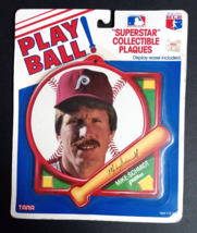 Superstar Collectible Plaques Tara Play Ball MLB Baseball Mike Schmidt 1989 - £4.71 GBP
