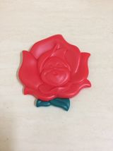 Disney Red Flower Mirror from Alice in Wonderland Keychain. RARE Item NEW - £20.03 GBP