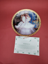 Vintage Enesco Barbie 1989 Collectors Plate, Happy Holidays Barbie, NIB with COA - £10.57 GBP