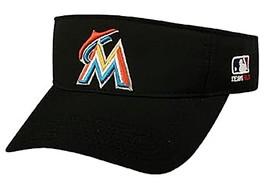 Miami Marlins MLB OC Sports Sun Visor Golf Hat Cap Old M Logo Men&#39;s Adju... - $19.99