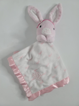 Lambs Ivy Pink Peter Rabbit Plush Baby Blanket Security Lovey Easter Satin Edge - £13.54 GBP