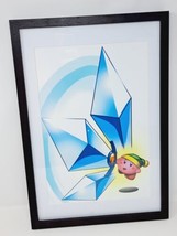 Kirby Sword 17&quot;x11&quot; Framed Print Link Zelda Glass Copy Ability Video Game Decor - £30.43 GBP