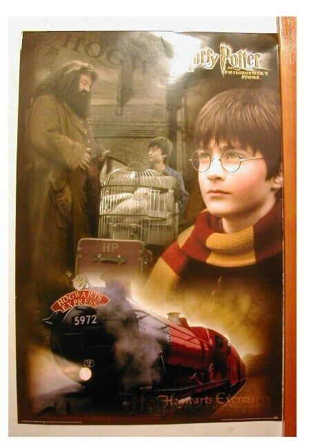 Harry Potter Poster Harry and Hagrid First Movie - $7.19