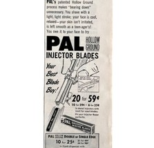 Pal Injector Shave Razors 1952 Advertisement Shaving Hygiene Hair Care D... - $19.99