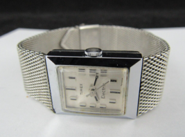 Ladies Timex &quot;Electric&quot; Women&#39;s Wristwatch Chrome Plated Quartz Vintage - £22.00 GBP