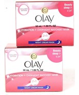 2ct Olay 1.69 Oz Exclusive Edition 2 In 1 Hydration Plus Overnight Recov... - $48.00 CAD