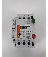 Sprecher + Schuh KTA 3-25 Motor Starter/Protector W/ KT3-25-PA-11 Aux  - $620.16 MXN