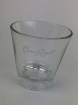 RARE Embossed CROWN ROYAL Whiskey Drinking Glasses -On The Rocks -  3.5&quot; Tall - £8.76 GBP