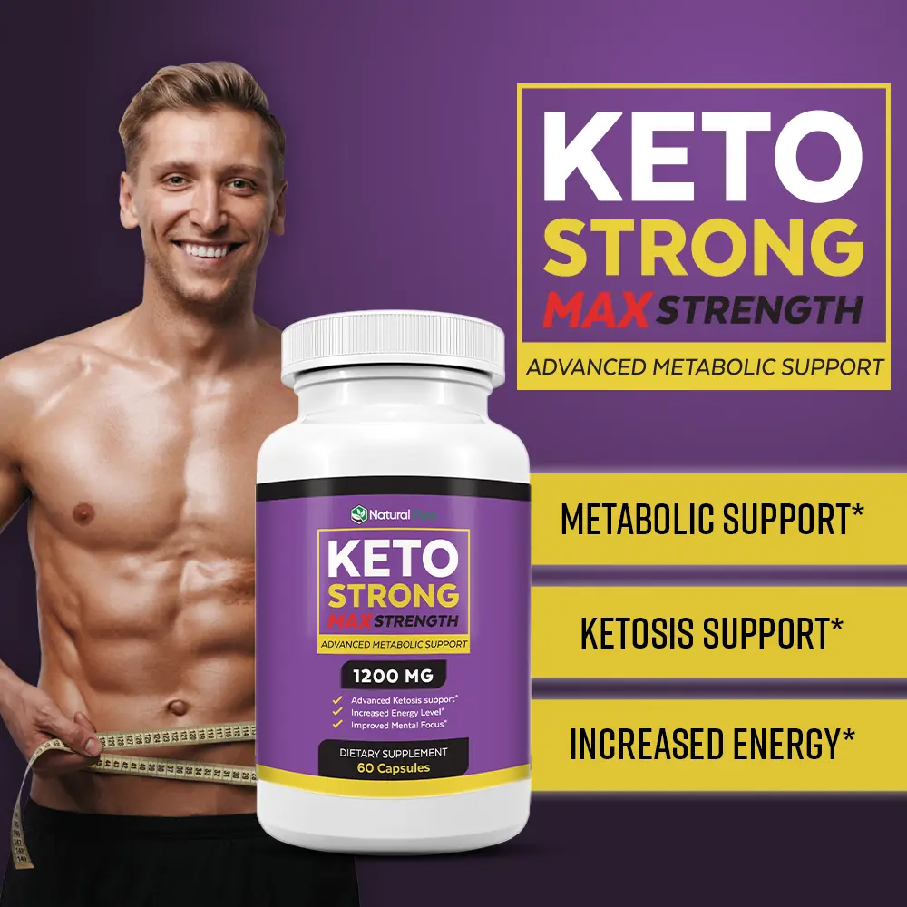 Keto Strong Keto BHB Pill Advanced Formula Keto Pills 1200 mg Extra Stre... - $33.98