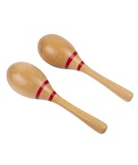 Maracas For Adults,Wooden Hand Percussion Rattles Sand Hammer Music Inst... - £31.41 GBP