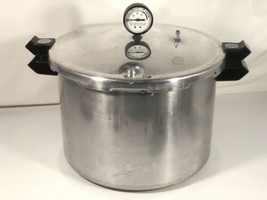 Vintage Presto Deluxe Pressure Canner Cooker 17 Qt Made In USA - £113.59 GBP