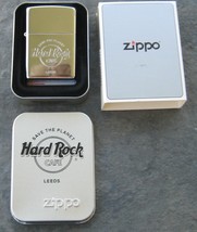 Hard Rock Cafe LEEDS, England (CLOSED) Zippo Lighter 2002 - $829.62 MXN