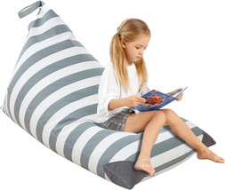 Aubliss Stuffed Animal Storage Bean Bag Chairs Cover, 50&quot;X 35&quot; Extra Large Bean - $43.95