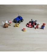 Jakks Pacific Super Mario Bros Movie Lot Pull Back Cars Figures Toad Bowser - $554.42 MXN