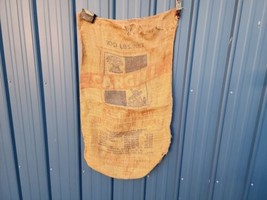 Cargill Soybean Oil Meal 100 LBS Burlap Sack Minneapolis Minnesota  - $24.99