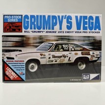 MPC 1972 Chevy Grumpy&#39;s Vega Jenkins Pro Stock Series 1/25 Model Kit Sea... - $24.74