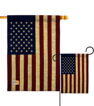 USA Vintage - Applique Decorative Flags Set S108404-P2 - £45.58 GBP