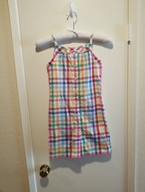 Girl’s Talbots Kids Size 8 Multicolored Plaid Sleeveless Pencil Sundress... - $10.84