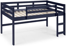 Lara Twin Loft Bed With A Navy Blue Finish. - $250.94