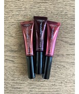 3 x L&#39;oreal Infallible Paints Metallic Lip Color NEW* assorted colors Lo... - £12.57 GBP