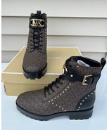 Michael kors boots kincaid Lace up boots designer brown/black - £118.95 GBP+