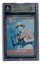 Gary Player Signed Slabbed 1990 PGA Pro Set Trading Card BAS 00015004251 - £76.99 GBP
