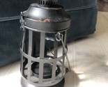 Rustic Antique Inspired Black Metal Nautical Candle Lantern - Curtis Island - $60.41