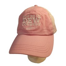 Mountain Dew You&#39;re In Dew Country Pink Women&#39;s Mesh Back Adjustable Cap... - $10.36