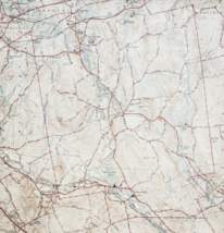 1944 Map USGS Topographic Grafton Massachusetts Antique Quadrangle TOPO22 - £29.95 GBP