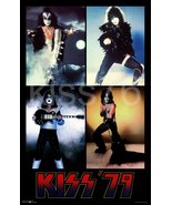 KISS Band 22 x 35 &quot;KISS &#39;79&quot; Campus Craft Custom Collage Poster - Collec... - £35.83 GBP