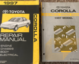 1997 Toyota Corolla Service Réparation Atelier Manuel Set Avec Ewd OEM - $79.84