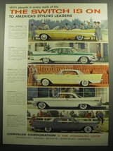 1957 Chrysler Corporation Ad - With people in every walk of life - $18.49