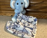 Little Beginnings Blue Elephant Lovey With Security Blanket - $17.09