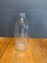 Vintage Duraglas Clear Glass Milk Bottle One Quart - £6.00 GBP