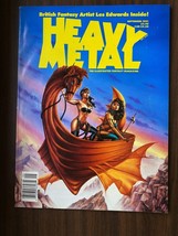 SEPTMBER 1991 HEAVY METAL international science fiction comic- High Grad... - £11.64 GBP