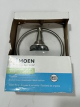 (1) NEW Moen Sage Towel Ring w/ Spot Resist - BRUSHED NICKEL - DN6886BN ... - £11.27 GBP