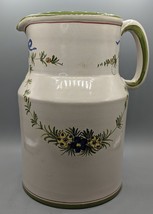 Pleasant Village Numbered Water Pitcher Made in Italy Floral Garland #6852 - £25.73 GBP