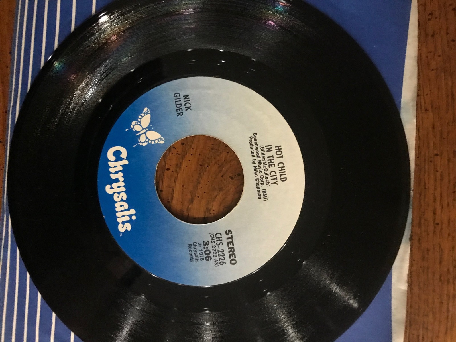 Nick Gilder 45 Hot Child In The City (B1) - $7.99