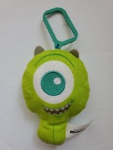 Mike Wazowski Plush Keychain Disney Pixar Monsters McDonalds Happy Meal Toy 4&quot; - £9.28 GBP